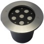 E2612NW Faretto LED 12W interr. Ø173 INOX316 24V