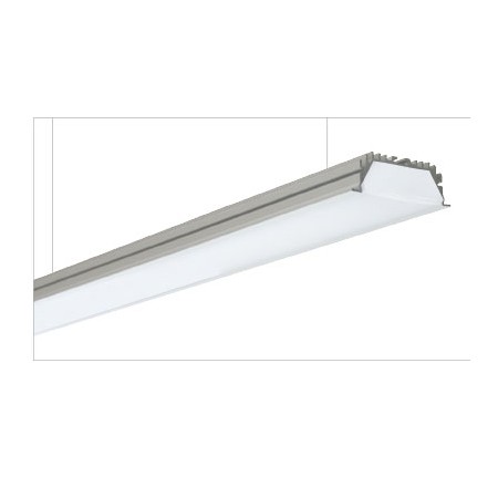 Profilo alluminio mm. 58x20x2000 Satin.