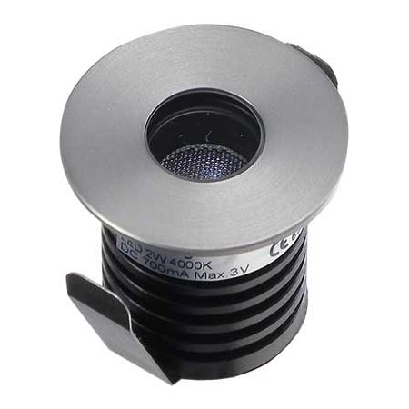 E7066WW Faretto LED 2W interr D.37 INOX WW 700mA