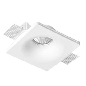 F0131Porta lampada gessoplastico GU10 120x120