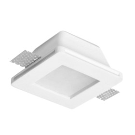 F1129 Porta lampada gessoplastico GU10 120x120