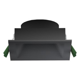I350N Ghiera 88x88mm fisso - Foro 75x75mm Nero