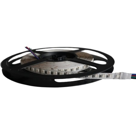 J5064Z Striscia LED ades. 12,8W/mt IP20 RGB 24V